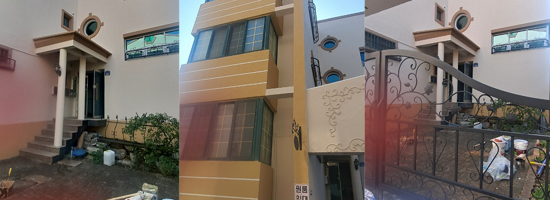 빌라외부 도색 및 실리콘작업완성